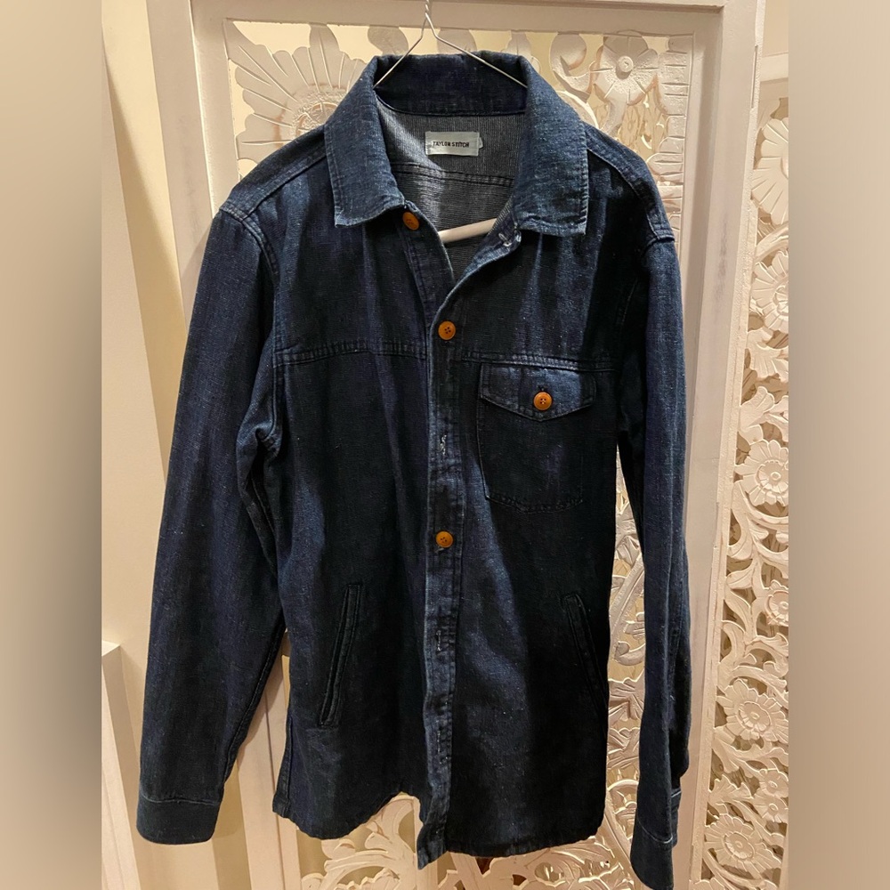 Taylor Stitch Denim colored shirt size 40